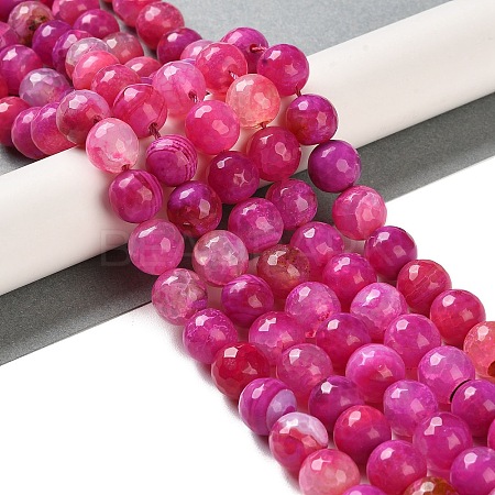 Natural Agate Beads Strands G-M437-C01-01C-1