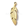 PVD Vacuum Plating 304 Stainless Steel Pendants STAS-L081-005G-03-1