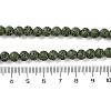 Synthetic Lava Rock Dyed Beads Strands G-H311-08A-03-5