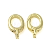 Brass Spring Gate Rings KK-B089-19G-1