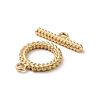 Ion Plating(IP) 304 Stainless Steel Ring Toggle Clasps STAS-A092-09A-G-2