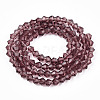 Bicone Glass Beads Strands EGLA-P016-4mm-03-2