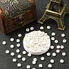 Plating Acrylic Beads PACR-YW0001-10-5