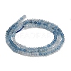 Natural Devil Blue Aquamarine Beads Strands G-NH0072-A01-01-4