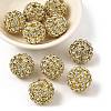 Brass Rhinestone Beads RSB082-NFG-1