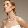 2 Strands Frosted Natural Rhodochrosite Round Bead Strands G-NB0003-47-6