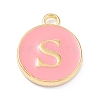 Golden Plated Alloy Enamel Charms LS-ENAM-Q437-14S-1