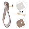 Litchi Texture PU Leather Drawer Pulls DIY-WH0258-81D-4