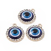 Alloy Crystal Rhinestone Pendants FIND-C019-01KCG-4