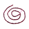 Natural Red Tourmaline Beads Strands G-C009-B22-3
