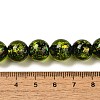 Handmade Dichroic Foil Glass Beads Strands DICH-U001-06J-4