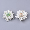 Handmade Woven ABS Plastic Imitation Pearl Cabochons FIND-N050-11B-2