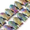 Electroplate Glass Beads Strands EGLA-C007-05D-1