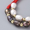 Braided Bead Bracelets BJEW-JB04821-2