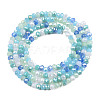 Electroplate Glass Beads Strands EGLA-S192-001A-B08-2