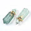 Faceted Natural Fluorite Pendants G-T131-15F-3