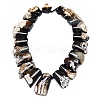 Natural Brazilian Agate(Dyed & Heated ) Graduated Beads Strands G-B165-B01-4