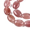 Natural Strawberry Quartz Beads Strands G-M206-50-3