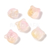 Transparent Spray Paint Glass Beads GLAA-Z011-01H-1