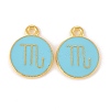 Alloy Enamel Pendants LS-ENAM-S124-01B-16L-1