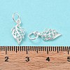 925 Sterling Silver Hollow Charms STER-E069-03S-3