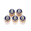 Alloy Enamel Beads ENAM-R055-04-08-RS-1