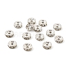 Iron Crystal Rhinestone Spacer Beads X-RB-A009-8MM-S-3