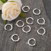 201 Stainless Steel Huggie Hoop Earring Findings STAS-P283-01E-S-5
