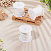 3 Rolls 3 Styles Nylon Braided Cord NWIR-TADJ00001-01-4
