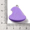 Opaque Resin Pendants RESI-K020-04D-3