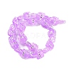 Transparent Glass Beads Strands LAMP-L078-010D-2