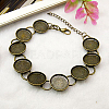 Brass Bracelet Making KK-G049-AB-NF-1
