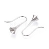 304 Stainless Steel Earring Hooks X-STAS-N108-30P-3
