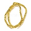 Electroplated Synthetic Non-magnetic Hematite Beads Strands G-L613-C01-02-3