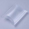 PVC Plastic Frosted Pillow Boxes X-CON-WH0068-25-2