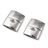 304 Stainless Steel Bayonet Clasps STAS-E144-121P-2