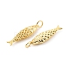 Rack Plating Brass Pendants X-KK-C021-06G-3