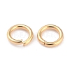 Rack Plating Brass Jump Rings X-KK-O139-18B-G-2