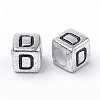 Plated Acrylic Beads X1-PB43C9308-D-2