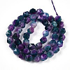 Dyed Natural White Jade Beads Strands G-T139-8mm-45C-3