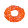 Electroplate Glass Beads Strands EGLA-A044-T3mm-L25-3
