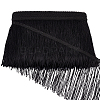 10 Yards Polyester Tassel Ribbon OCOR-WH0078-133-1