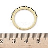 Brass Micro Pave Cubic Zirconia Finger Rings for Women RJEW-H256-10G-01-5