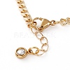 (Jewelry Parties Factory Sale)Golden Plated Brass Enamel Chain Bracelets BJEW-JB05881-01-3