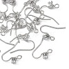 SHEGRACE Brass Pave Cubic Zirconia Earring Findings XGRQ4S911-739P-1