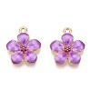 Zinc Alloy Enamel Pendants X-PALLOY-I124-10G-D-2