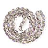 Electroplate Glass Beads Strands EGLA-T021-09H-2