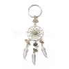 Natural Labradorite Keychain KEYC-JKC00346-04-1
