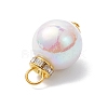 Imitation Pearl Acrylic Pendants PALLOY-JF04348-5