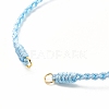 Polyester Thread Braided Cord Bracelet AJEW-JB01119-3